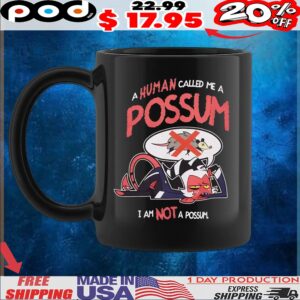 Helluva Boss A Human Called Me A Possum Moxxie Not A Possum T Shirt