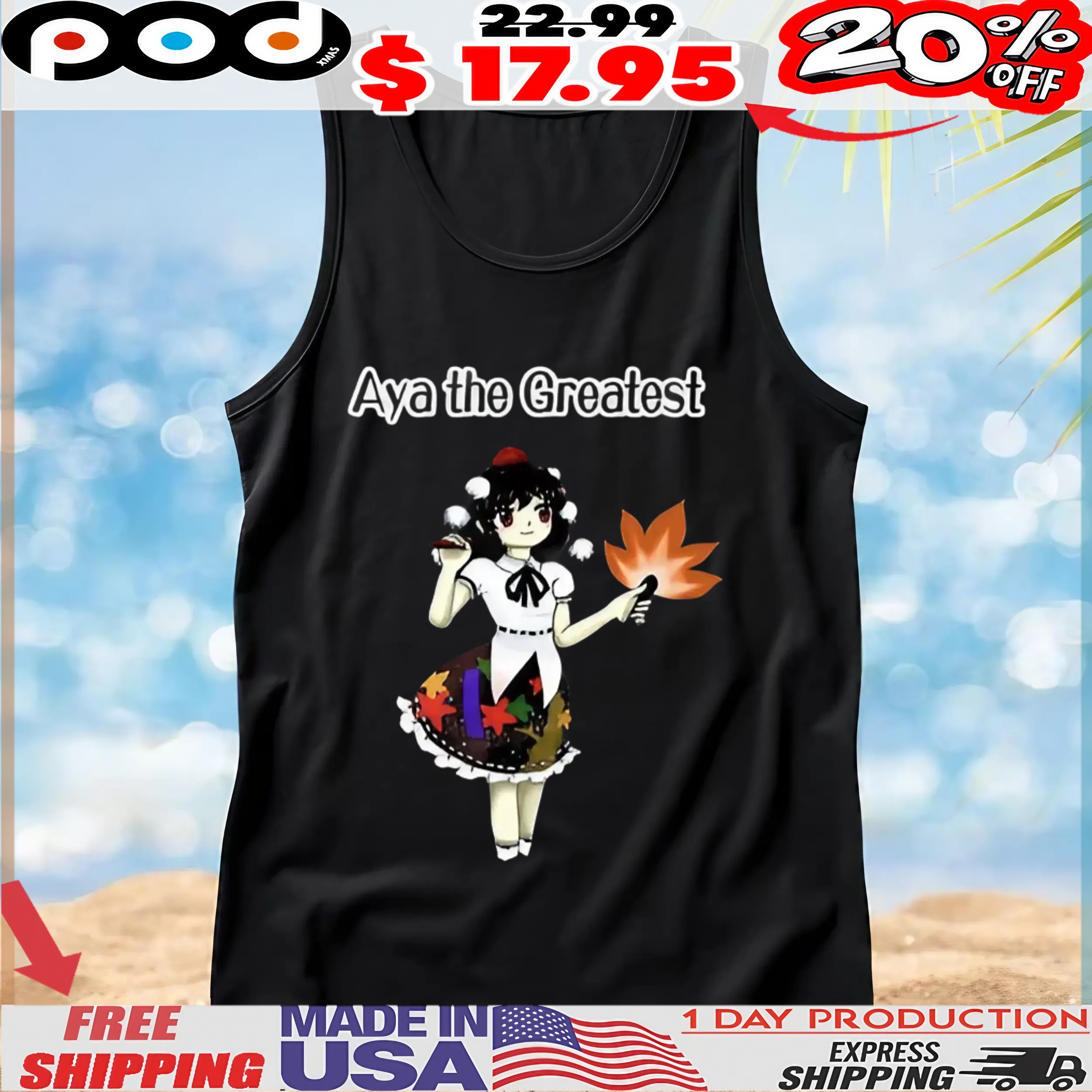 Hideo Kojima Wearing Aya The Greatest Aya Shameimaru Touhou Project T Shirt