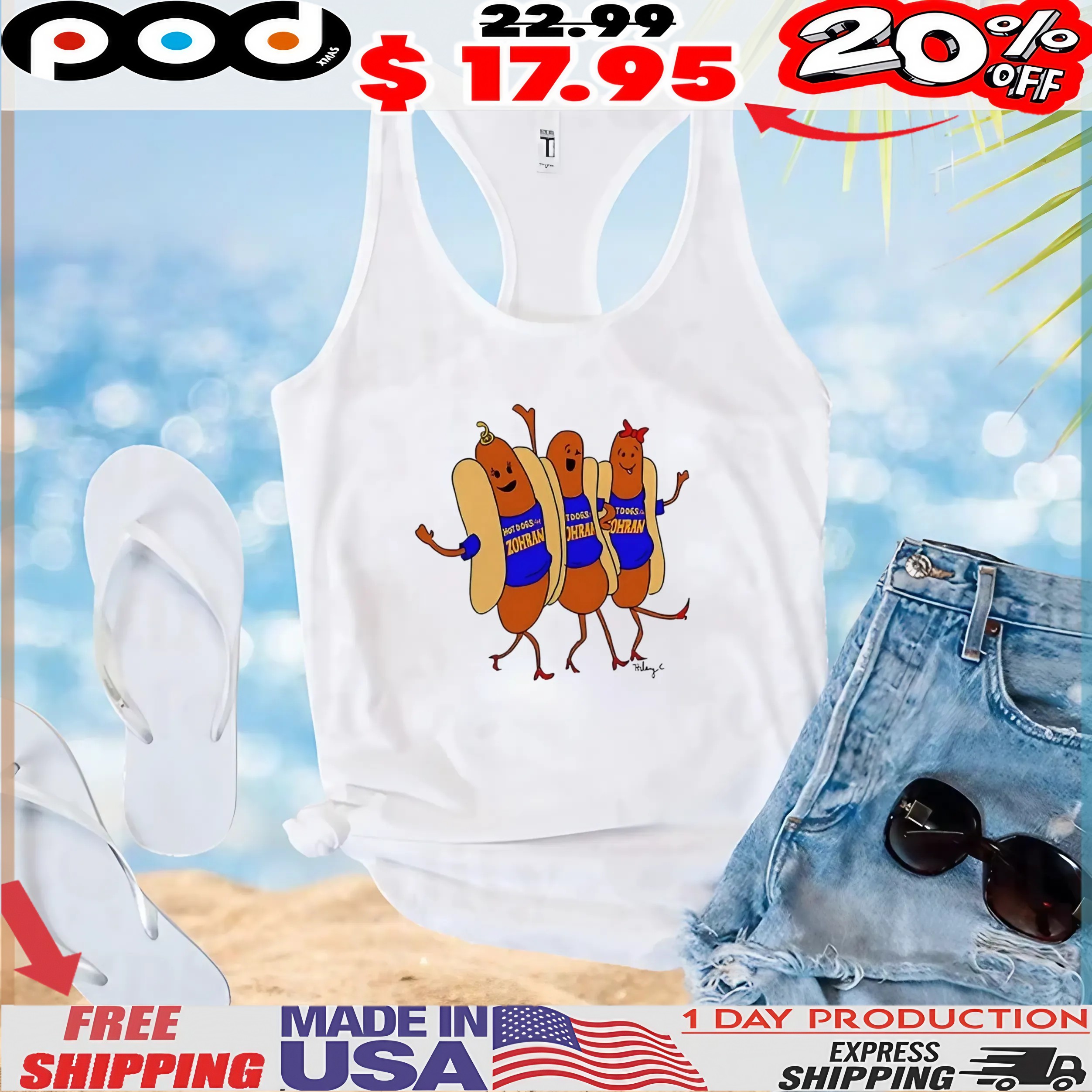Hot Dogs for Zohran funny t shirt Hot Dogs for Zohran funny t shirt