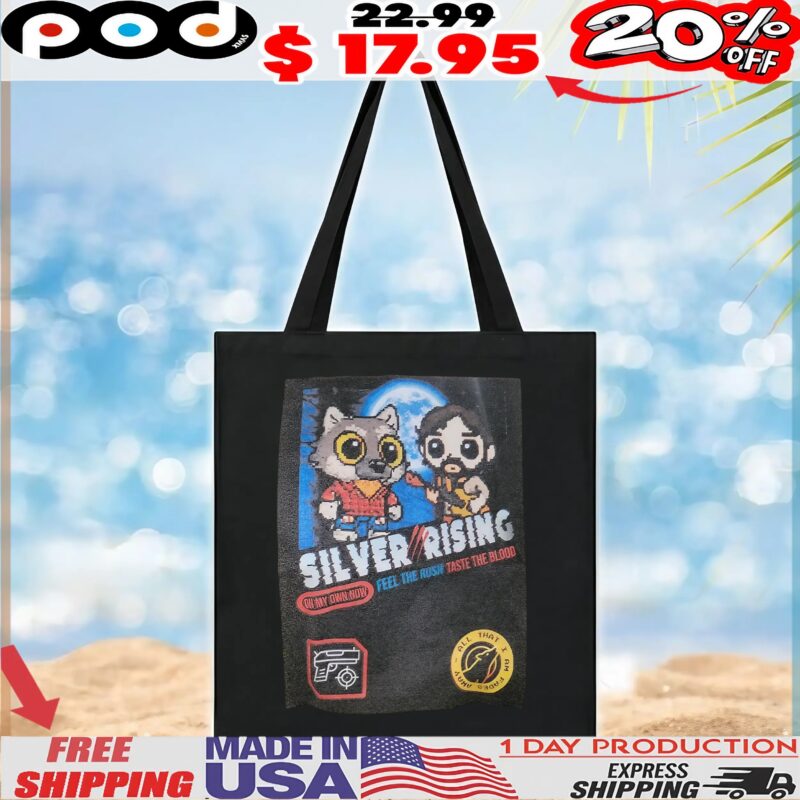 SILVER RISING On my OWN now FEEL THE RUSH TASTE THE BLOOD T Shirt