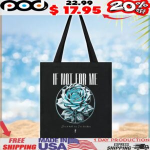 If Not For Me Don't Tell Me I'm Broken Blue Rose T Shirt