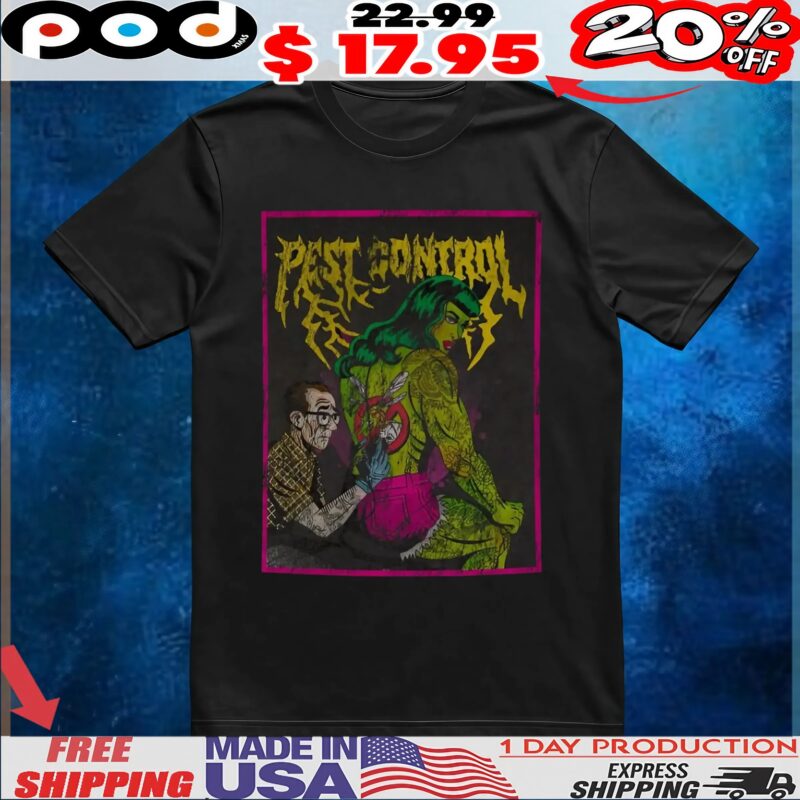 Pest Control Thrash Comic T Shirt