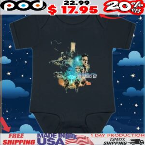 Independence Day Alien Attack Collage T Shirt