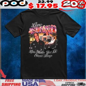 Jeffrey Epstein Stephen Hawking Love Island USA Love Makes You Do Stupid Things Vintage Bootleg Style T Shirt