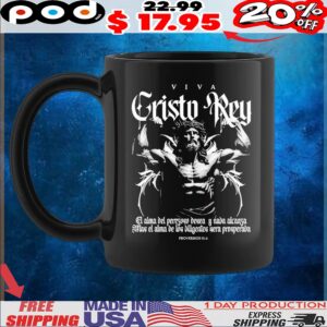 Jesus Viva Cristo Rey Long Live Christ The King T shirt