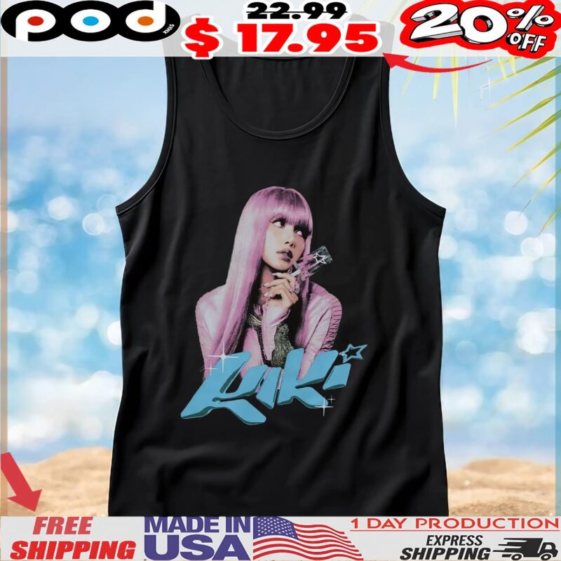 LISA Kiki Portrait BlackPink Concert T Shirt