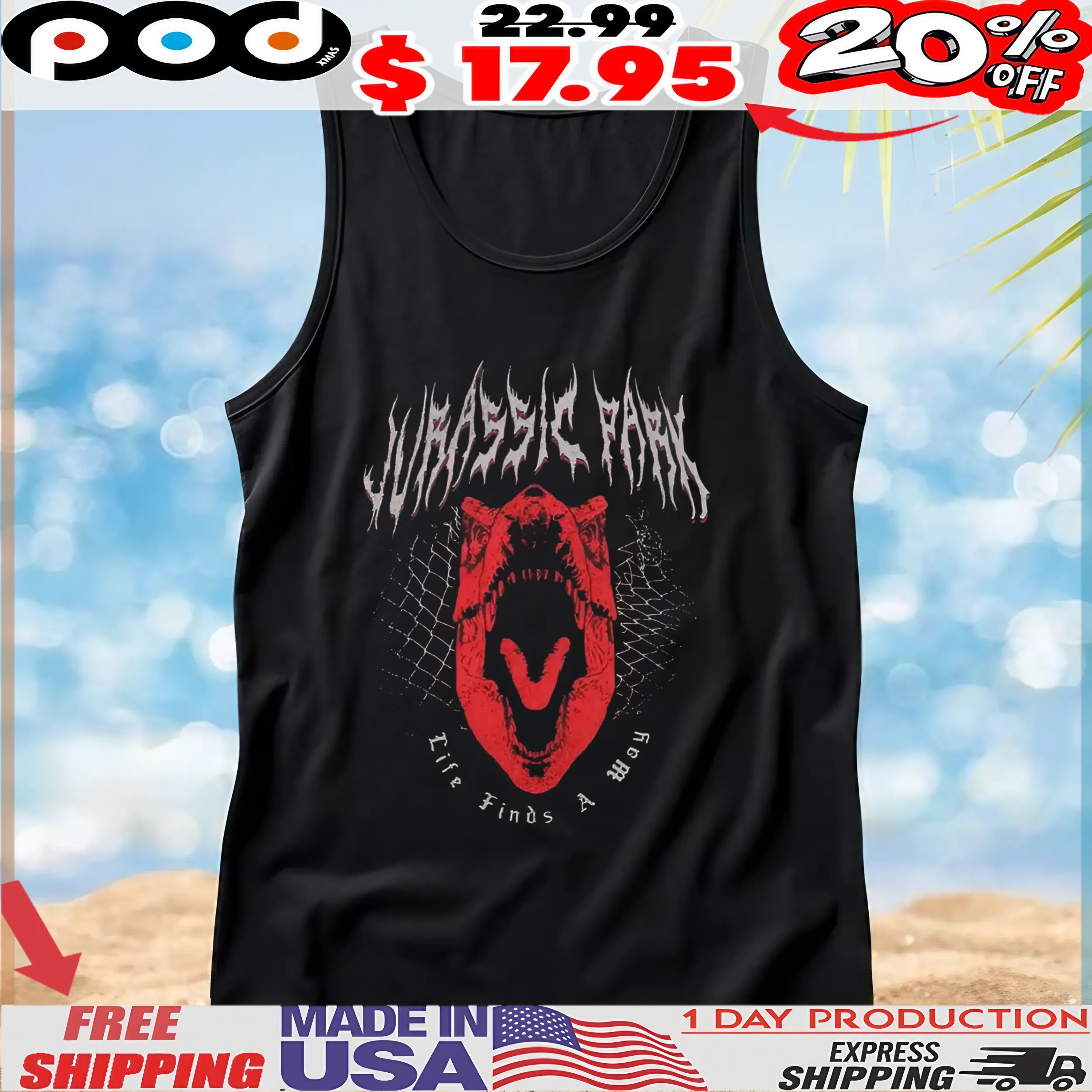 Jurassic Park Life Finds A Way Red Dinosaur T Shirt Jurassic Park Life Finds A Way Red Dinosaur T Shirt