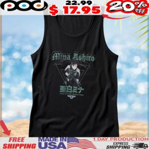 Kaiju No 8 Mina Ashiro Name Japan Anti Kaiju Defence Force T Shirt