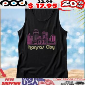 Kansas City Dot Skyline T Shirt