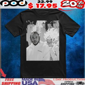 Kendrick Lamar Monkey D Luffy Dreamers Anime Rapper T Shirt