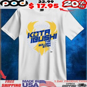 Kota Ibushi The Golden Star AEW T Shirt
