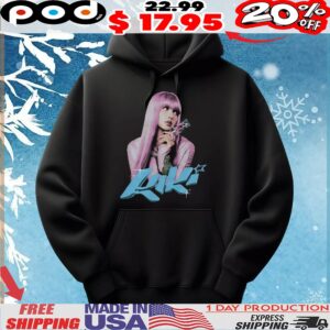 LISA Kiki Portrait BlackPink Concert T Shirt