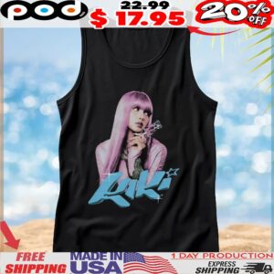 LISA Kiki Portrait BlackPink Concert T Shirt