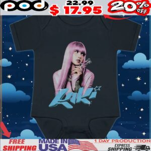 LISA Kiki Portrait BlackPink Concert T Shirt