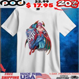 Lilith Aensland Darkstalkers Resurrection Faygo Cotton Candy Soda T Shirt