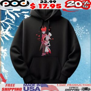 Lucifer Morningstar Alastor Hazbin Hotel Couple T Shirt