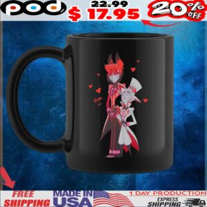 Lucifer Morningstar Alastor Hazbin Hotel Couple T Shirt