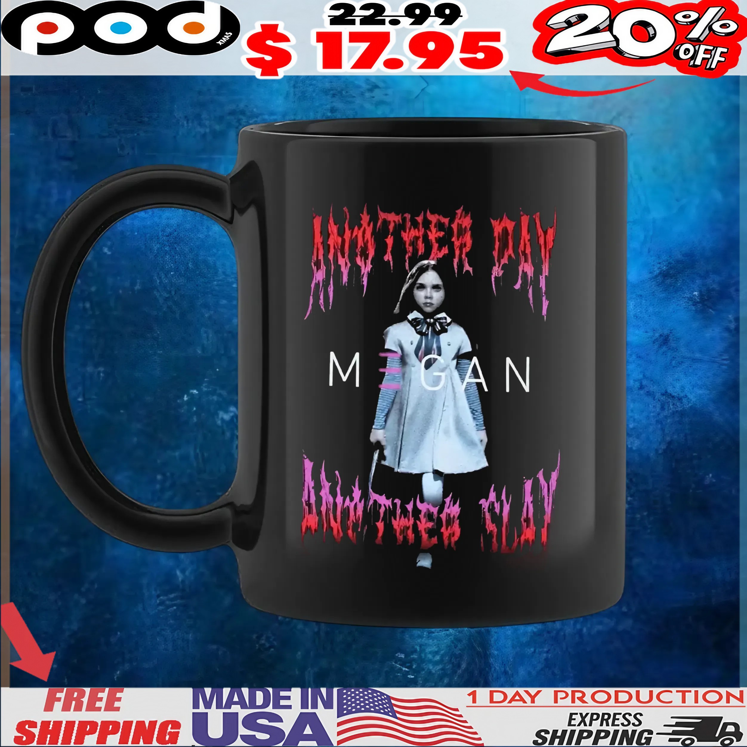 M3GAN 2 0 Another Day Another Slay T Shirt