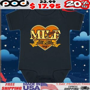 MILF Man I Love Fixed Blades Heart T Shirt