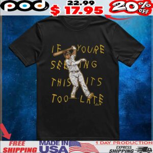 Manny Machado If You're Seeing This Its Too Late Lean Back T Shirt