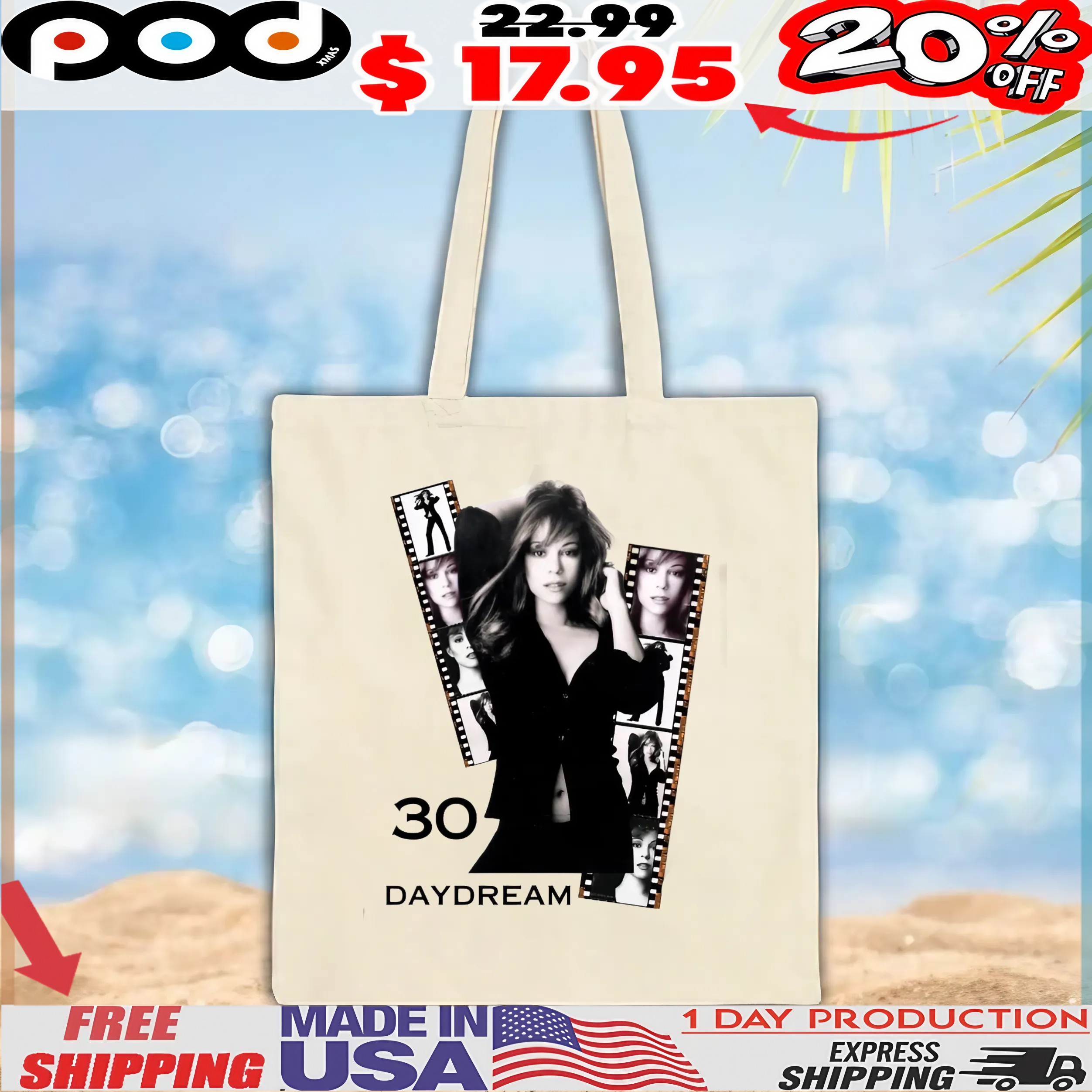 Mariah Carey Daydream 30th Anniversary Vintage T Shirt