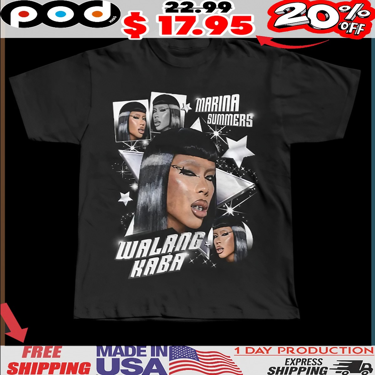 Marina Summers Walang Kaba Out Now T Shirt Marina Summers Walang Kaba Out Now T Shirt