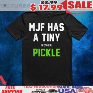Mark Briscoe Wearing MJF Has A Tiny Pickle T Shirt