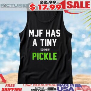 Mark Briscoe Wearing MJF Has A Tiny Pickle T Shirt