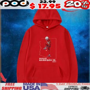 Marvin Harrison Jr State Star Map T Shirt