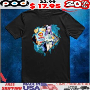 Mejiro Mcqueen Uma Musume Pretty Derby Lay's Wavy Lightly Salted Original T Shirt