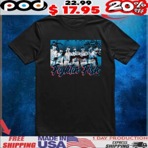 Miami Baseball Fightin' Fish Team Graphic T Shirt