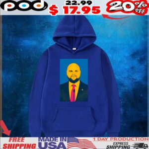 Minimalist JD Vance Meme Portrait Grunge Halftone T Shirt