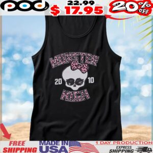 Monster High Leopard Logo 2010 Skull T Shirt
