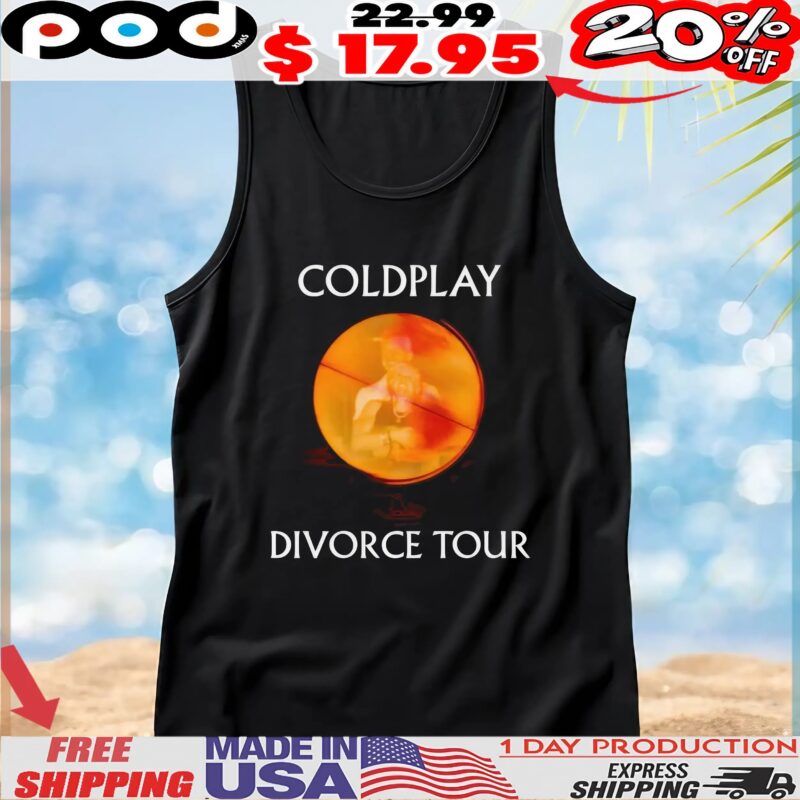 Coldplay Parachutes Divorce Tour CEO Andy Byron T Shirt