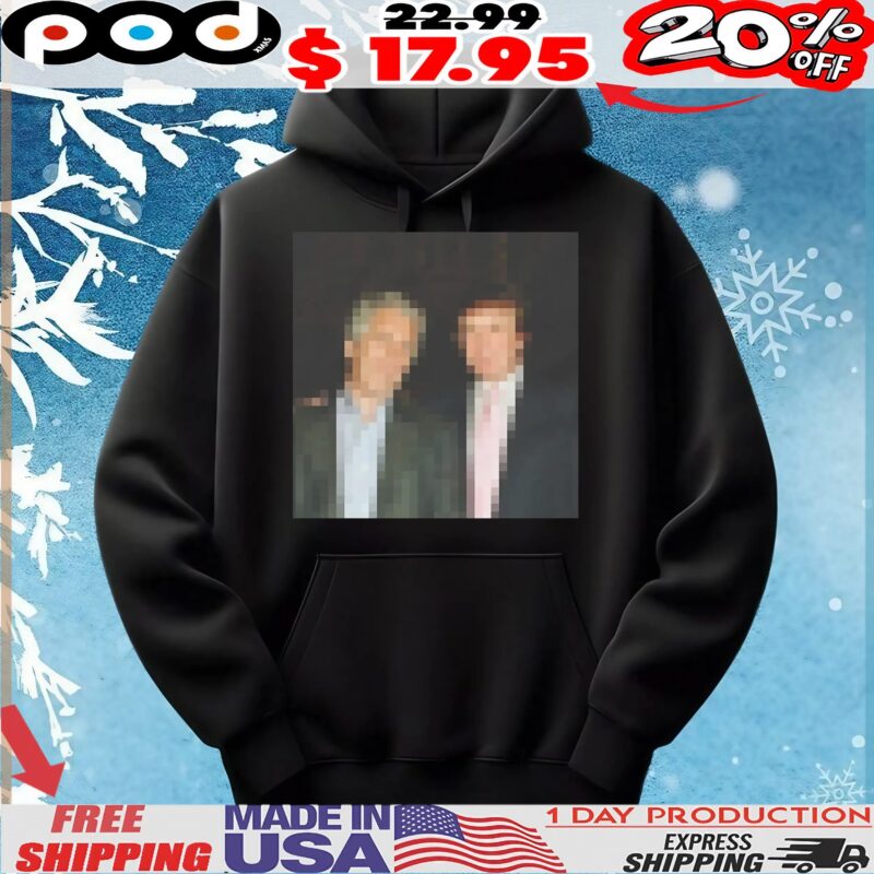 Donald Trump Jeffrey Epstein Blurred T Shirt
