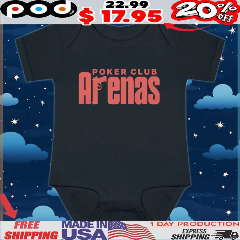 Arenas Poker Club Gun T Shirt