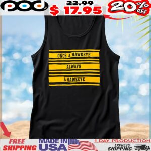 Once A Hawkeye Always A Hawkeye T Shirt