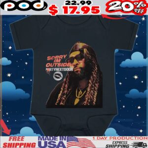 PARTYNEXTDOOR Sorry I'm Outside Portrait T Shirt