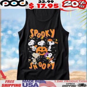 Peanuts Woodstock Spooky Snoopy Costumes Halloween T Shirt