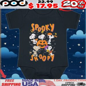 Peanuts Woodstock Spooky Snoopy Costumes Halloween T Shirt