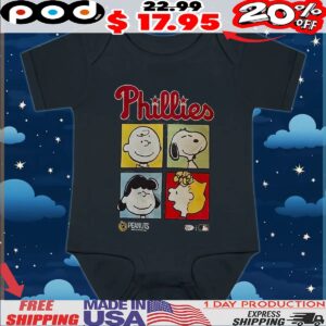 Peanuts x Phillies t shirt