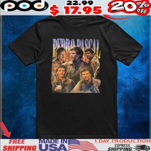 Pedro Pascal Vintage Bootleg Style 2025 T Shirt