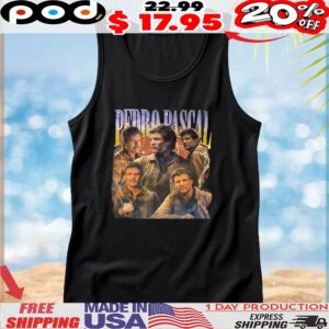 Pedro Pascal Vintage Bootleg Style 2025 T Shirt