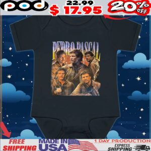 Pedro Pascal Vintage Bootleg Style 2025 T Shirt