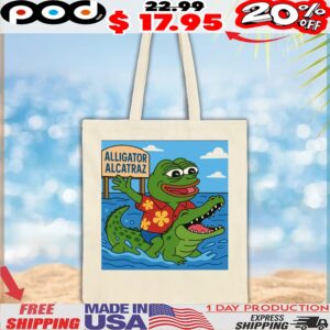Pepe Alligator Alcatraz Meme T Shirt
