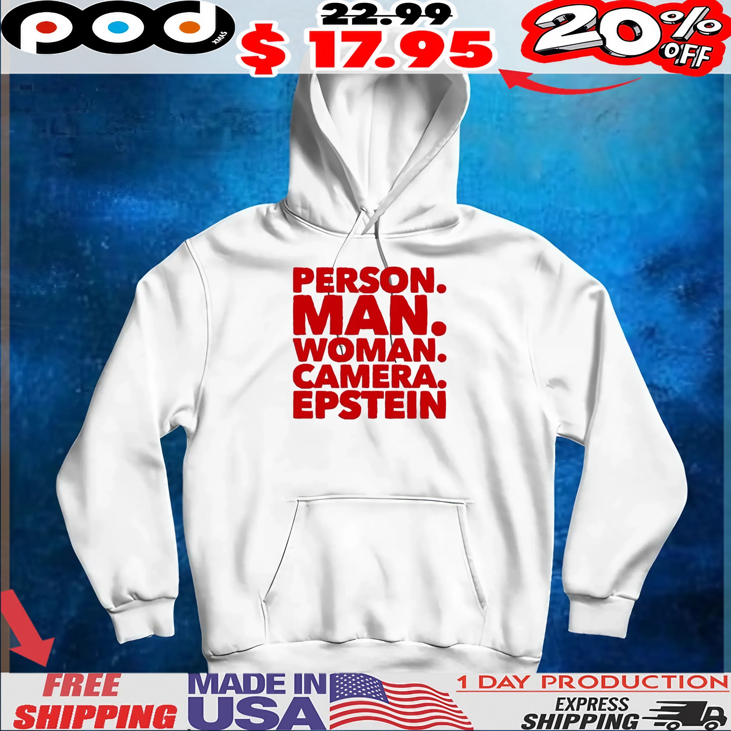 Person Man Woman Camera Epstein Cheat T Shirt