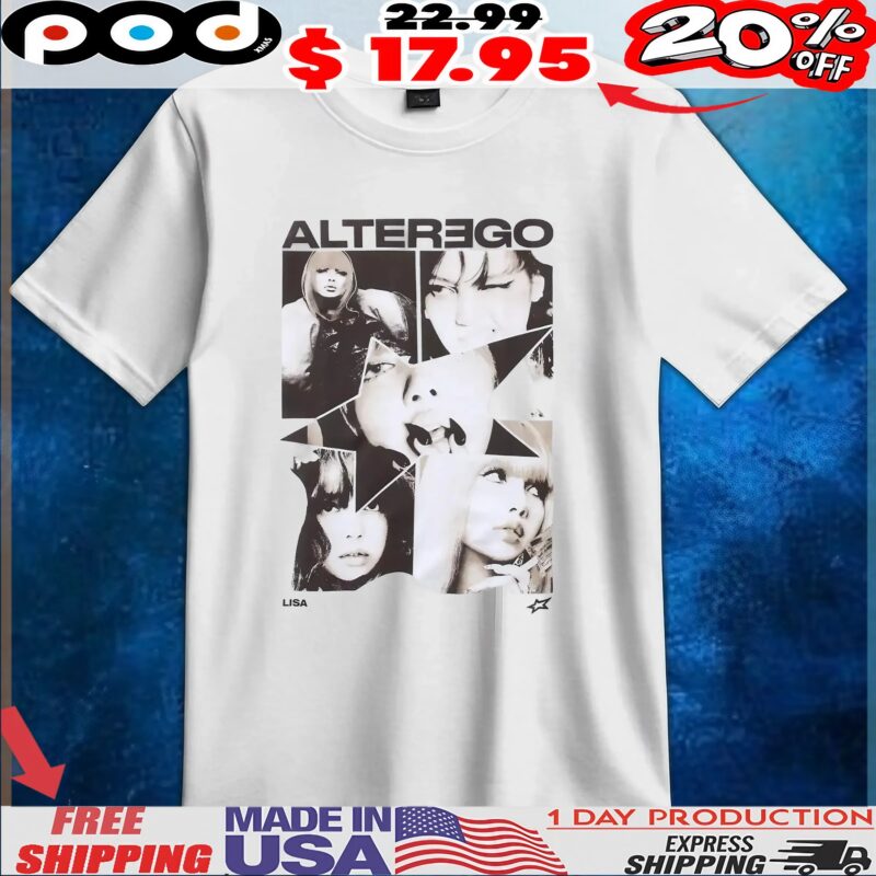 LISA Alter Ego Star Collage T Shirt
