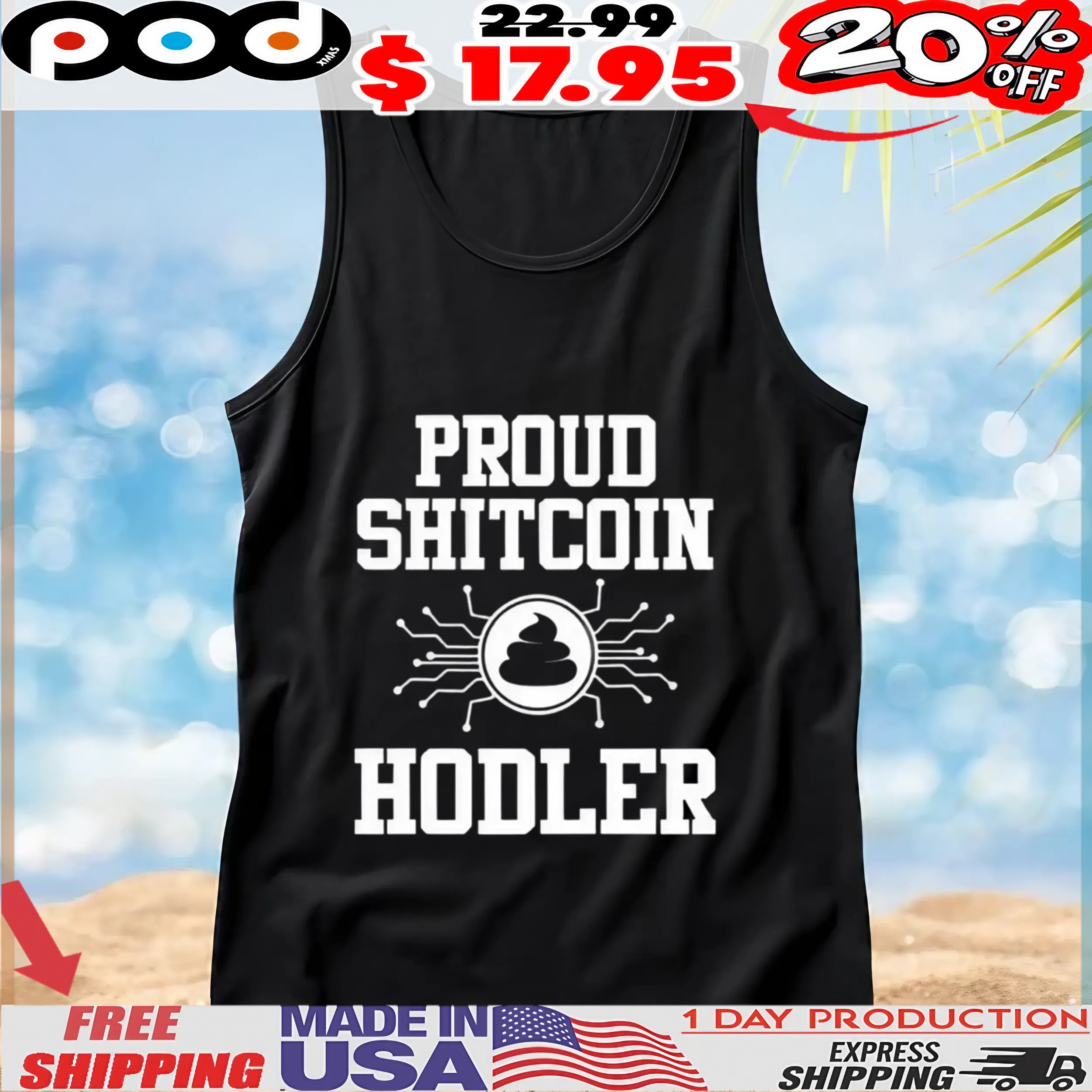 Proud Shitcoin Hodler Shit T Shirt
