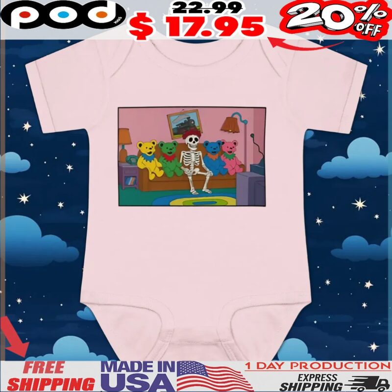 Couch Tour '25 Living Room Skeleton T Shirt