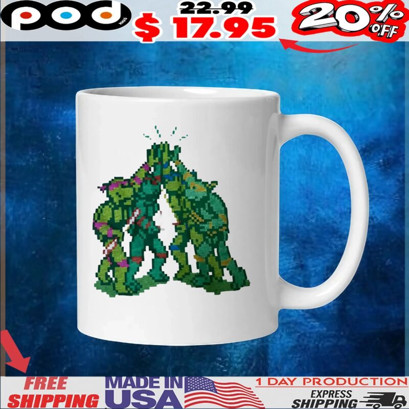 Teenage Mutant Ninja Turtles Team Pixel Art T Shirt